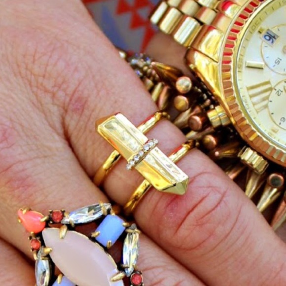 Stella & Dot Rebel Ring size s/m - Picture 3 of 3